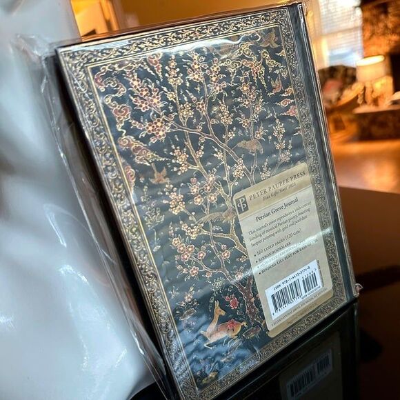 NWT Peter Pauper Press Persian Grove Journal Embossed Book Bound Gilded Edges - Picture 12 of 12